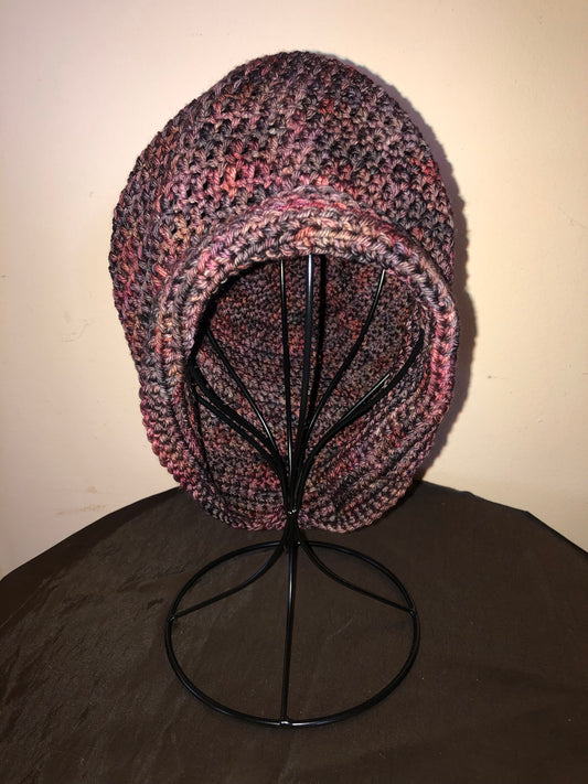 Multi-Purple Long Beanie