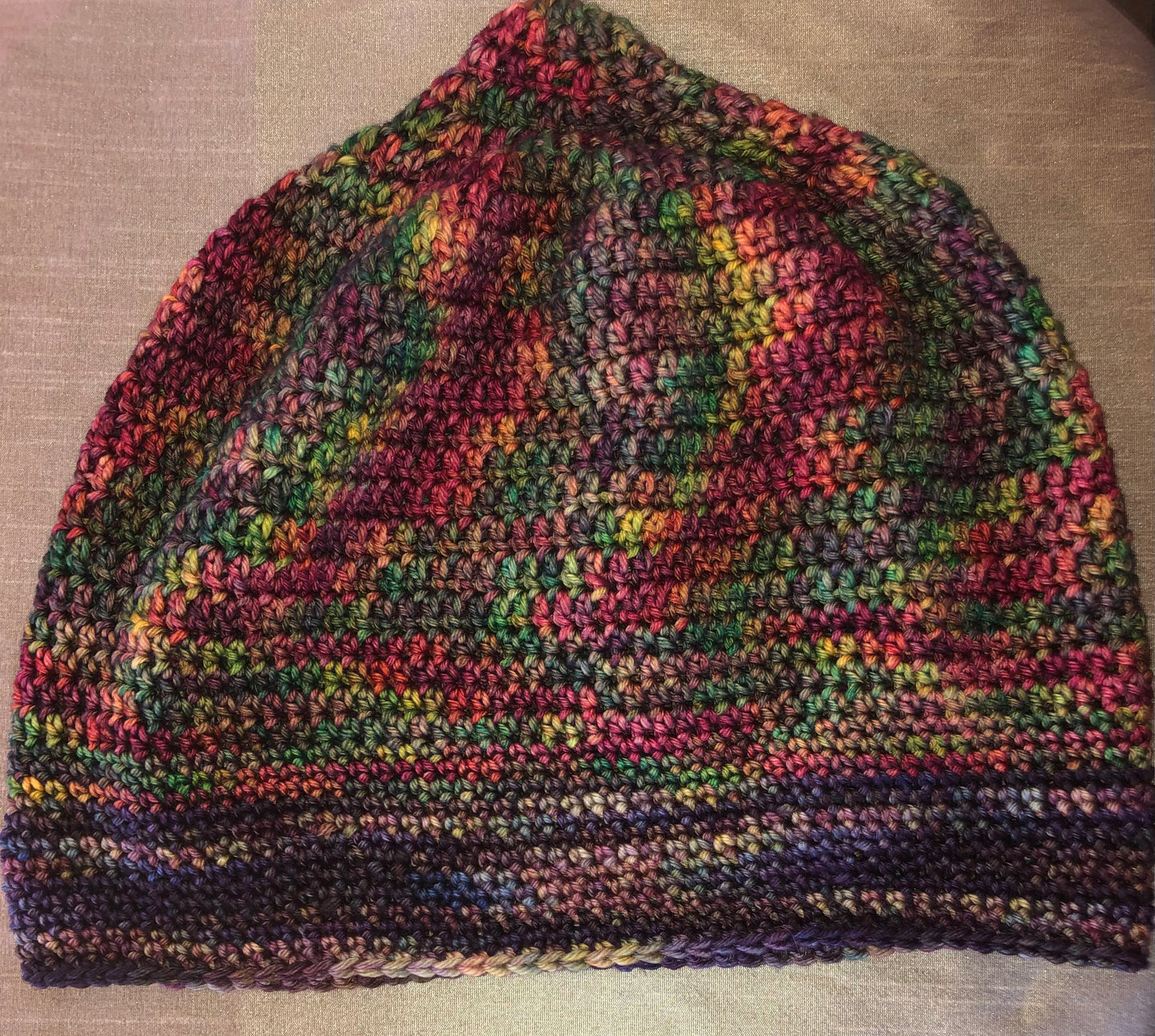 Earthy Brim Toned Slouch Beanie