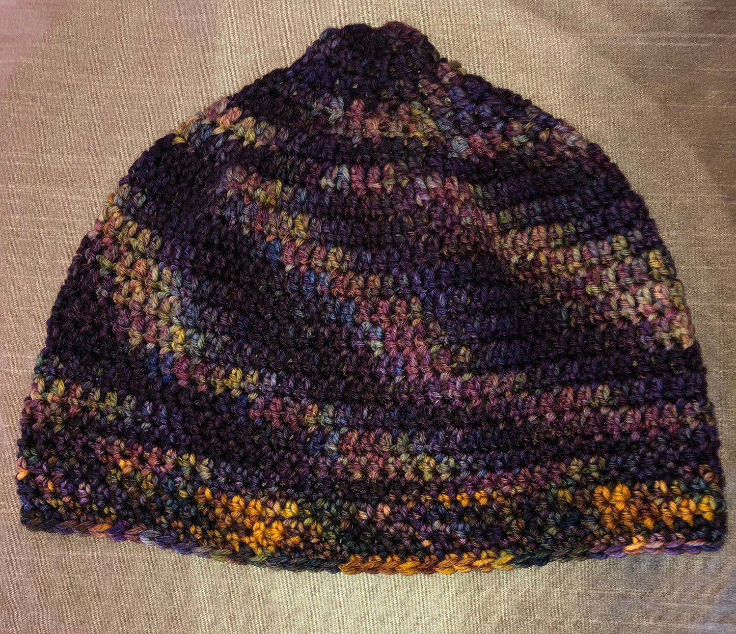 Multi-Indigo Brim Toned Beanie